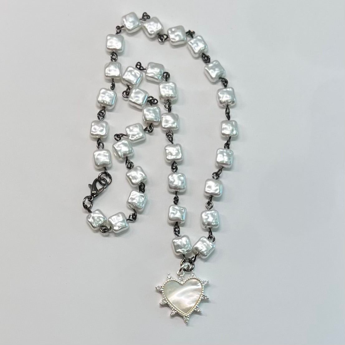 Heart of Pearl Necklace