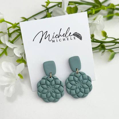 Mandala Flower Earrings