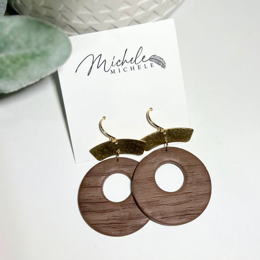 Woodland Circle Earrings