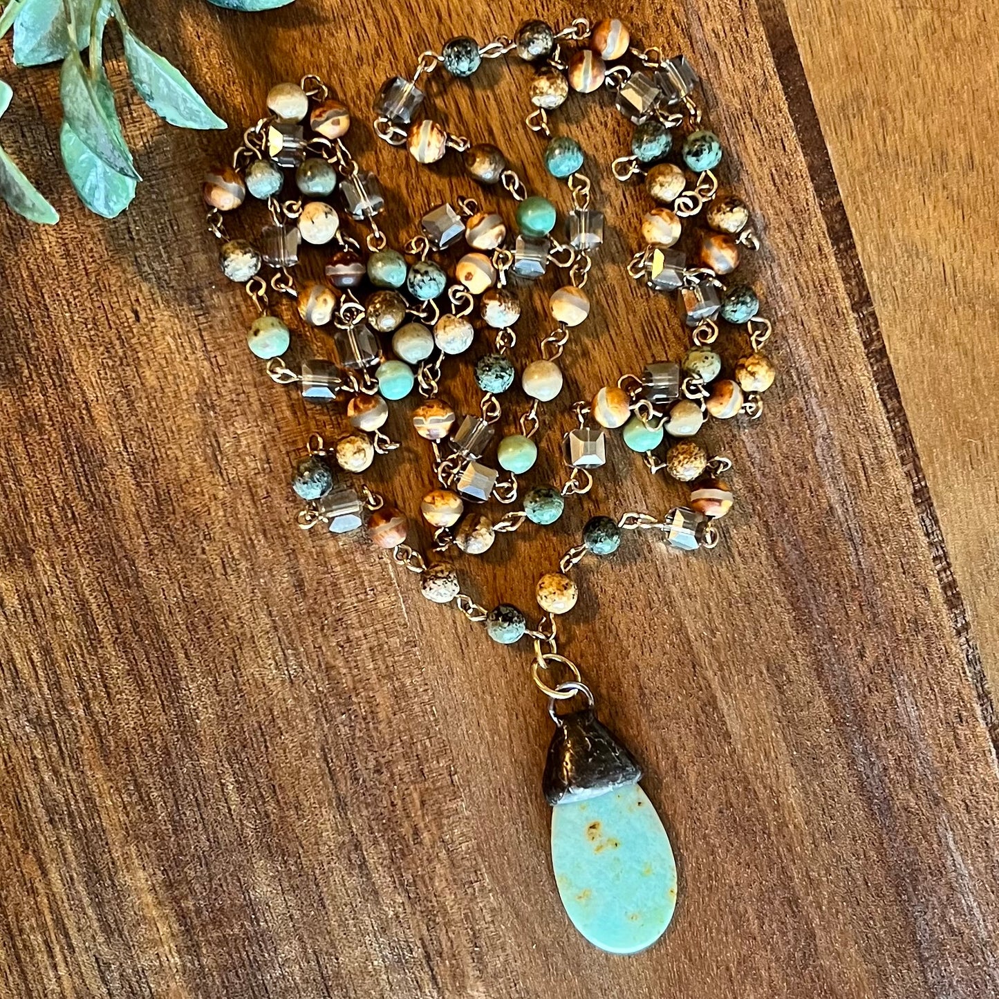 Chrysoprase Pendant Necklace